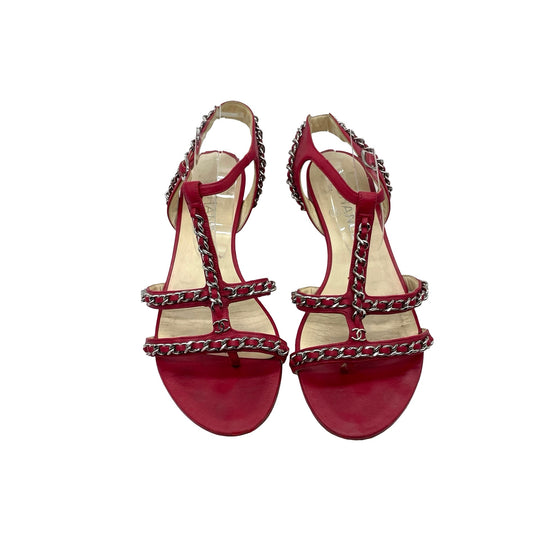 Sandalias Chanel T.38.5