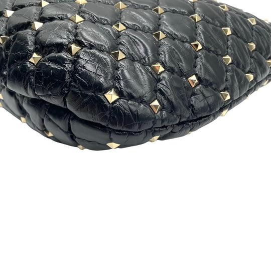 Bolsa Valentino Rockstud Spike Hobo Pequeño