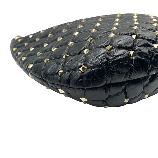 Bolsa Valentino Rockstud Spike Hobo Pequeño