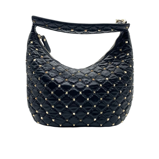 Bolsa Valentino Rockstud Spike Hobo Pequeño