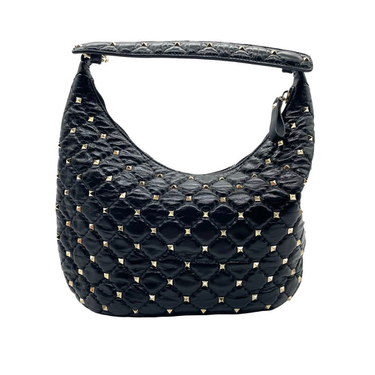 Bolsa Valentino Rockstud Spike Hobo Pequeño