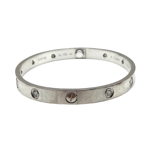 Pulsera Cartier Love 10 Diamantes T.18