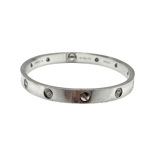 Pulsera Cartier Love 10 Diamantes T.18